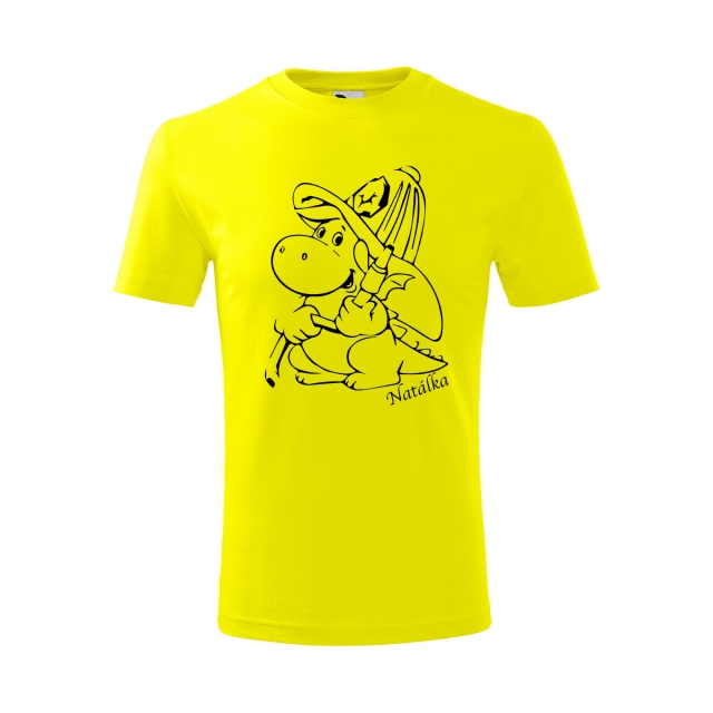 Tričko Soptík žluté