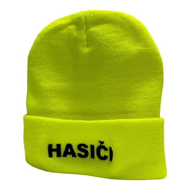 Kulich fluo s nápisem HASIČI