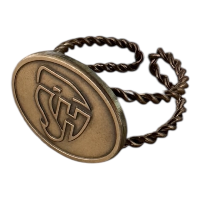 Spona na šátek k šatům SDH