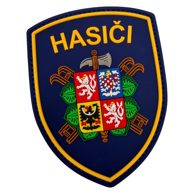 Nášivka HASIČI 3D se suchým zipem