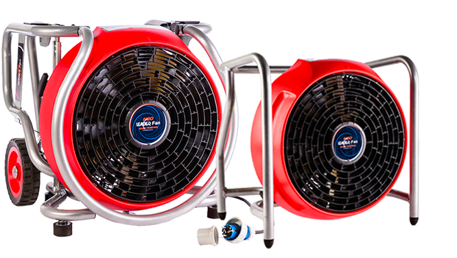 Přetlakové ventilátory Leader